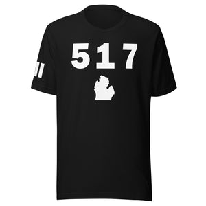 517 Area Code Unisex T Shirt