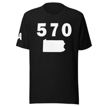 Load image into Gallery viewer, 570 Area Code Unisex T Shirt