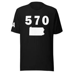 570 Area Code Unisex T Shirt