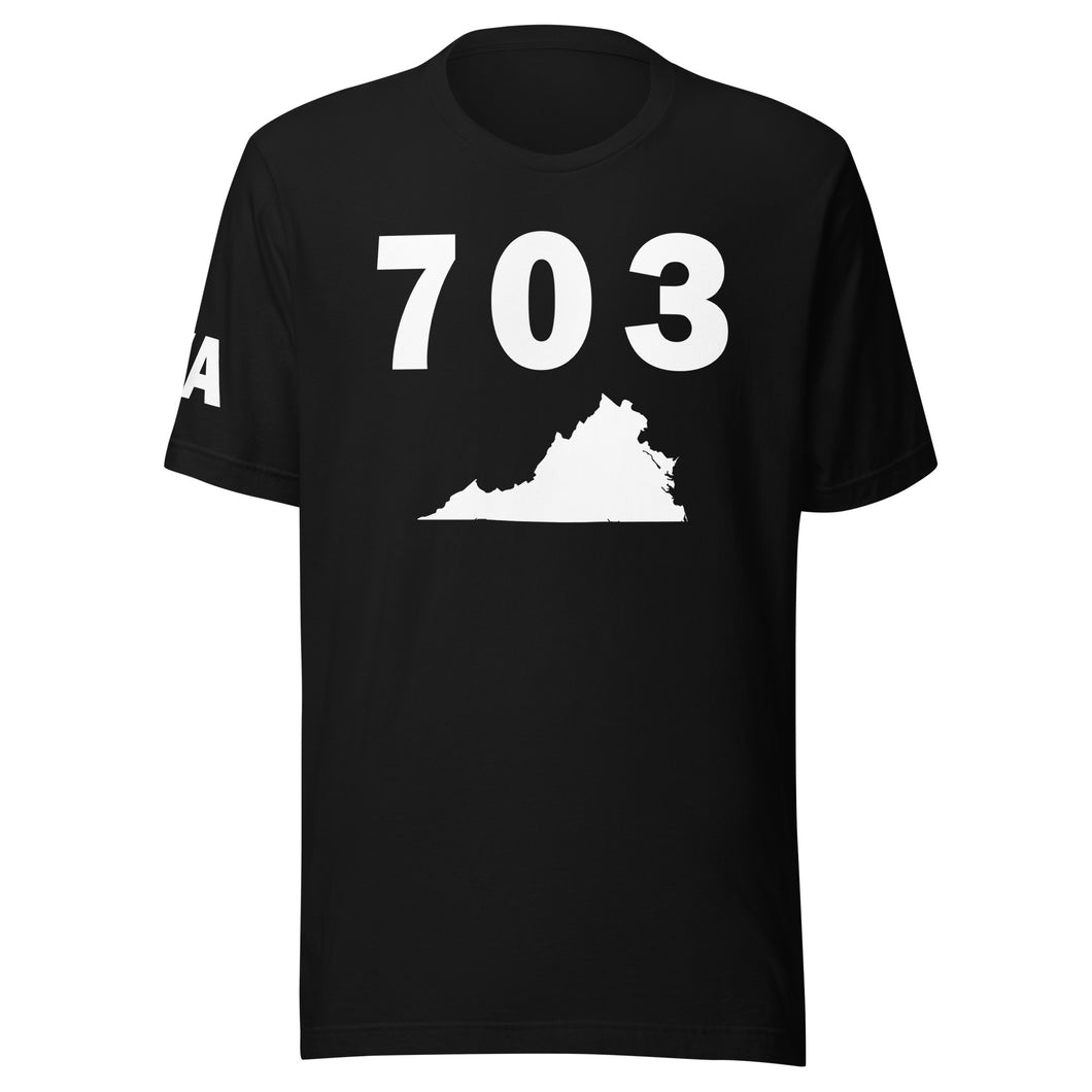 703 Area Code Unisex T Shirt