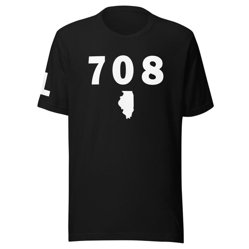 708 Area Code Unisex T Shirt