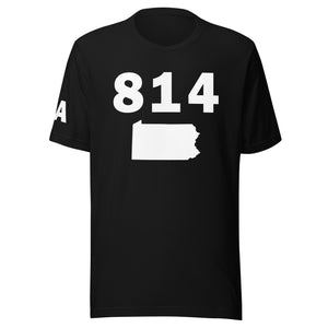 814 Area Code Unisex T Shirt