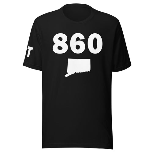 860 Area Code Unisex T Shirt