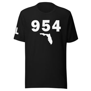 954 Area Code Unisex T Shirt