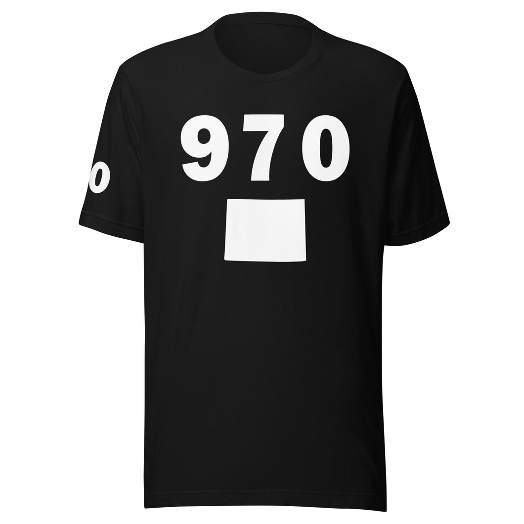 970 Area Code Unisex T Shirt