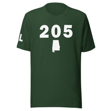 Load image into Gallery viewer, 205 Area Code Unisex T Shirt