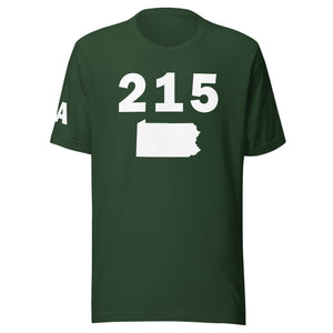 215 Area Code Unisex T Shirt