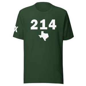 214 Area Code Unisex T Shirt