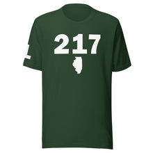 Load image into Gallery viewer, 217 Area Code Unisex T Shirt