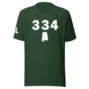 334 Area Code Unisex T Shirt