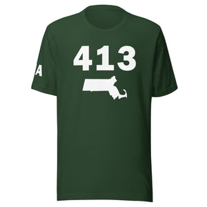 413 Area Code Unisex T Shirt