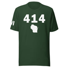 Load image into Gallery viewer, 414 Area Code Unisex T Shirt