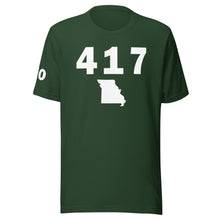 Load image into Gallery viewer, 417 Area Code Unisex T Shirt