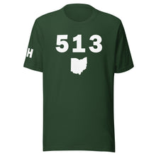 Load image into Gallery viewer, 513 Area Code Unisex T Shirt