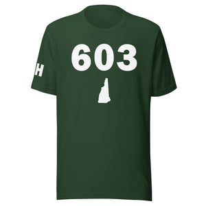 603 Area Code Unisex T Shirt