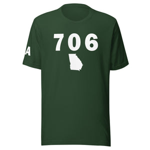 706 Area Code Unisex T Shirt