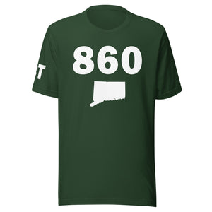 860 Area Code Unisex T Shirt