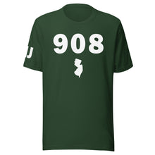 Load image into Gallery viewer, 908 Area Code Unisex T Shirt