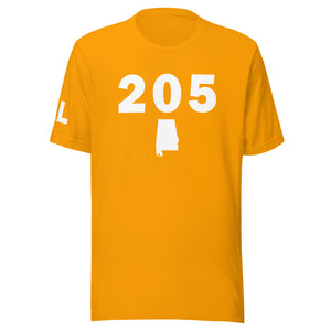 205 Area Code Unisex T Shirt