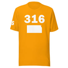 Load image into Gallery viewer, 316 Area Code Unisex T Shirt