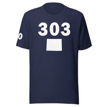 Load image into Gallery viewer, 303 Area Code Unisex T Shirt
