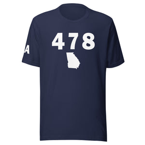478 Area Code Unisex T Shirt