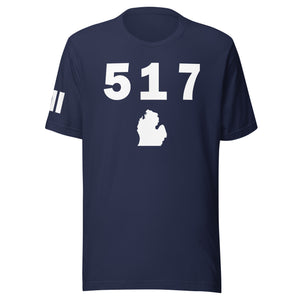 517 Area Code Unisex T Shirt