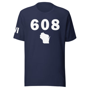 608 Area Code Unisex T Shirt