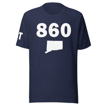 Load image into Gallery viewer, 860 Area Code Unisex T Shirt