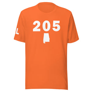 205 Area Code Unisex T Shirt