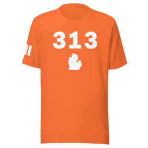 313 Area Code Unisex T Shirt