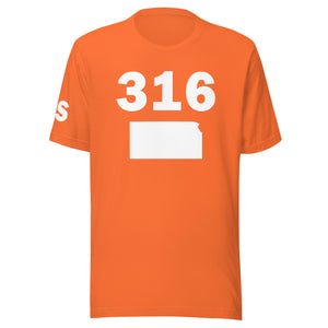 316 Area Code Unisex T Shirt