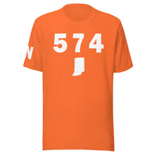 Load image into Gallery viewer, 574 Area Code Unisex T Shirt