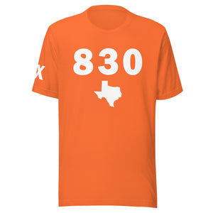 830 Area Code Unisex T Shirt