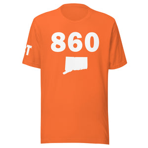 860 Area Code Unisex T Shirt