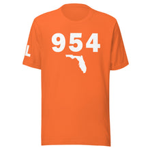 Load image into Gallery viewer, 954 Area Code Unisex T Shirt