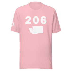 206 Area Code Unisex T Shirt