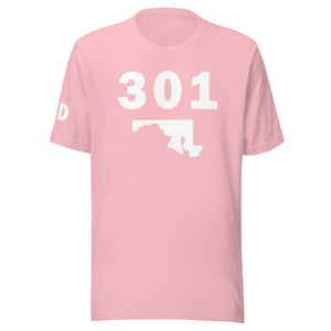 301 Area Code Unisex T Shirt
