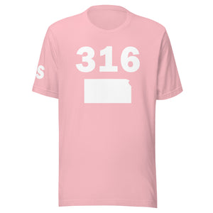316 Area Code Unisex T Shirt