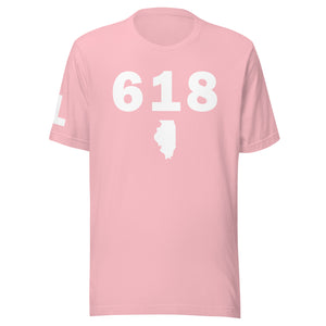 618 Area Code Unisex T Shirt