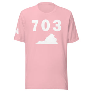 703 Area Code Unisex T Shirt