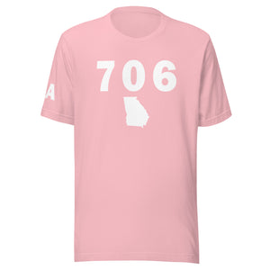 706 Area Code Unisex T Shirt