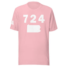 Load image into Gallery viewer, 724 Area Code Unisex T Shirt