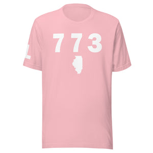 773 Area Code Unisex T Shirt