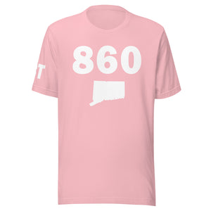 860 Area Code Unisex T Shirt