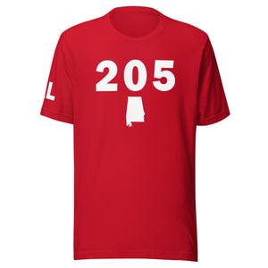 205 Area Code Unisex T Shirt