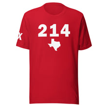 Load image into Gallery viewer, 214 Area Code Unisex T Shirt