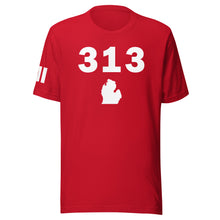 Load image into Gallery viewer, 313 Area Code Unisex T Shirt