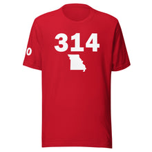 Load image into Gallery viewer, 314 Area Code Unisex T Shirt