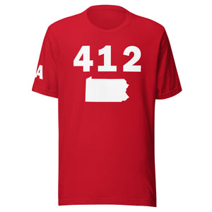 412 Area Code Unisex T Shirt